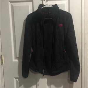 North face fuzzy jacket